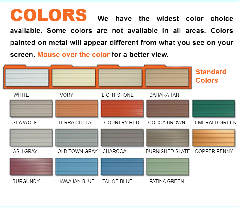 Optional Color Choices